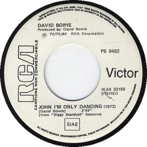John, I Only Dancing 1979 Italie Promo