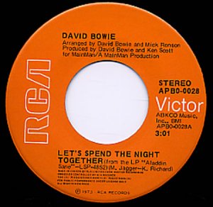 Let's Spend The Night Together 1973 Canada